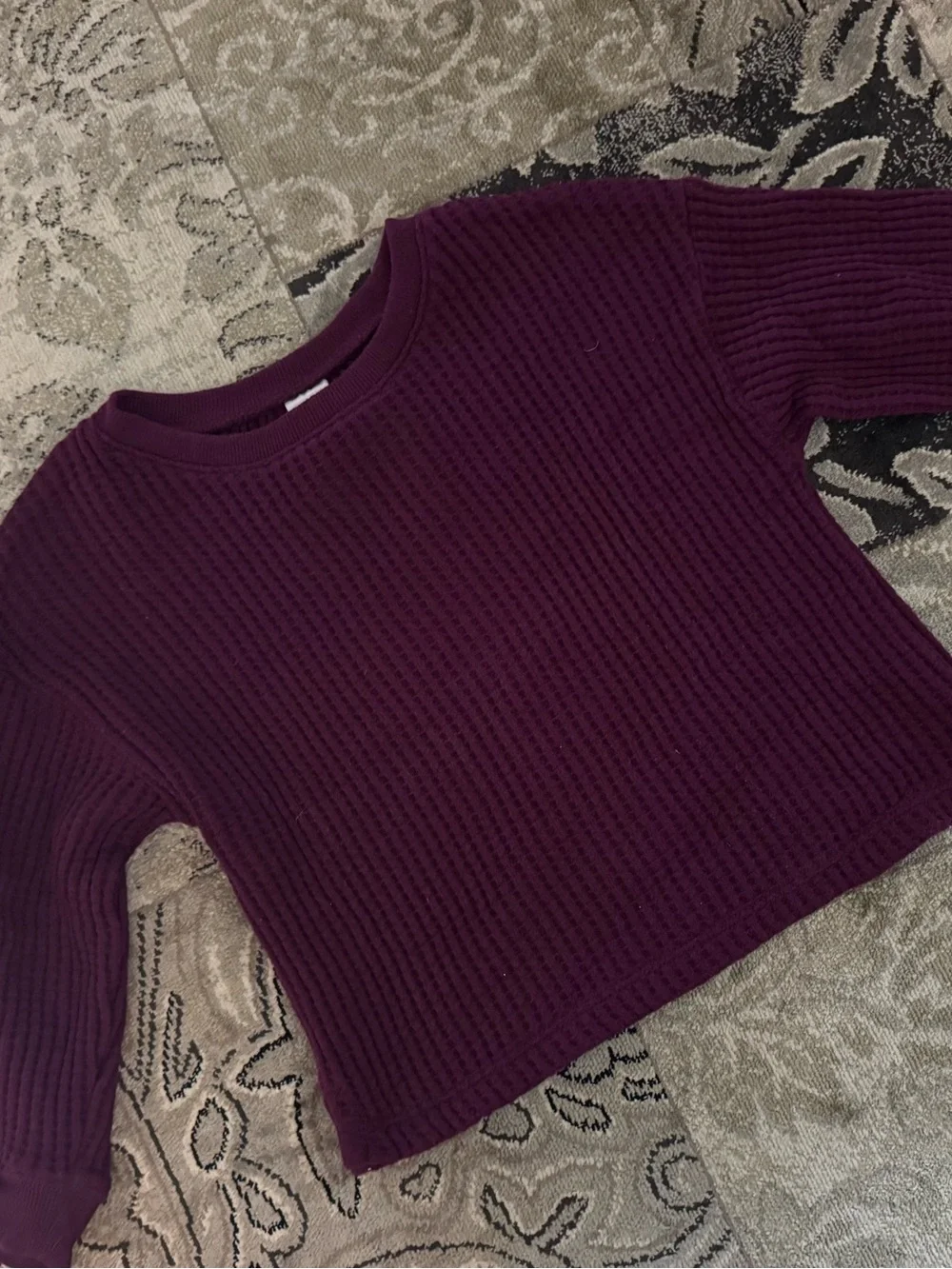 GAP Toddler Ribbed Crewneck Sweaters - Light Pink, Dusty Rose & Plum